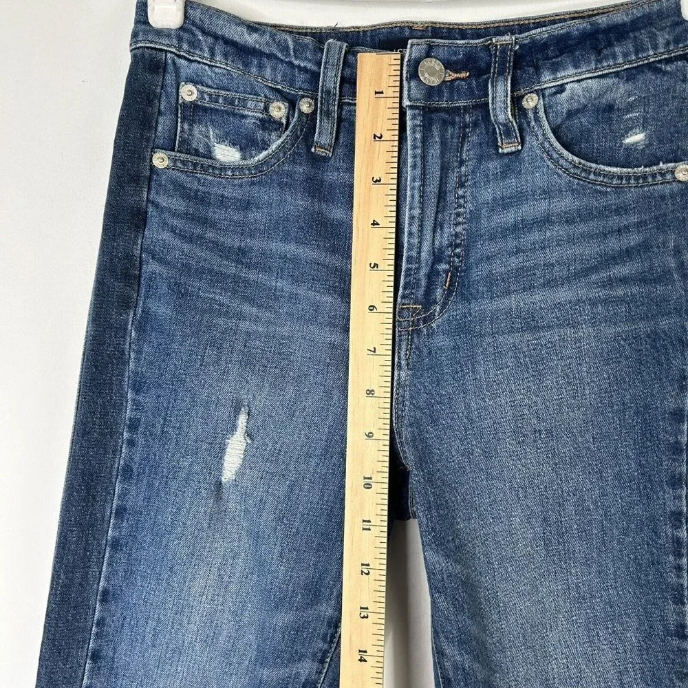 J Crew Vintage Straight‎ Jeans Womens Size 26 Two Tone
